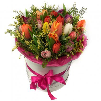 Tulipány flowerbox