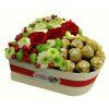 Srdce s Ferrero Rocher