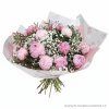 Pivoňky s gypsophilou